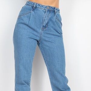 Classic Blue Straight Leg Women's Jeans